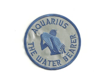 Aquarius the Water Bearer, Zodiac Patch! Custom Made! AP144