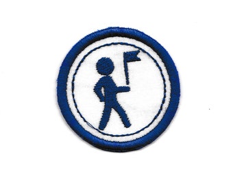 2" Capture the Flag Merit Badge, Patch! Any Color combo! Custom Made!