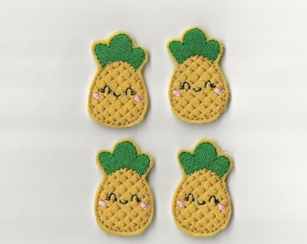 Pineapple Felties! Custom Color, Set of 4!
