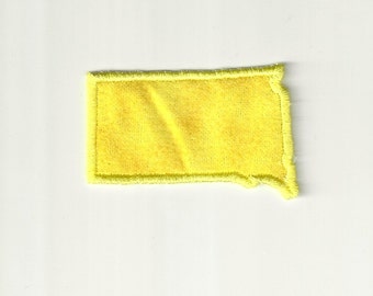 4" South Dakota State Patch! Any Color! Custom Made!