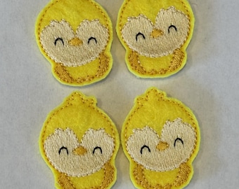 2" Chicken Felties! Custom Color, Set of 4!