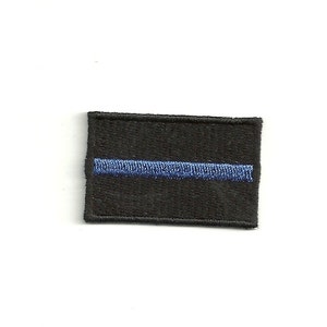 2&quot; Tiny Thin Blue Line, Police Responder Patch! Custom Made!