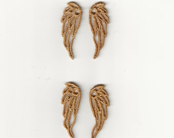 1” Wing Lace Charms, Set of 4!