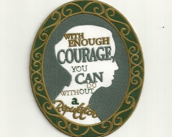 Margaret Mitchell Quote, Cameo Patch! Custom Made!