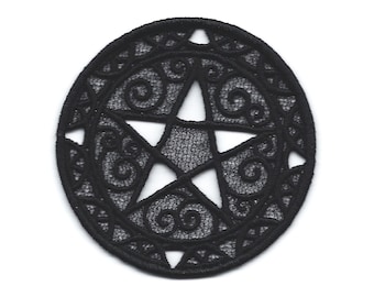 4" Pentagram Lace! Custom Made Color!