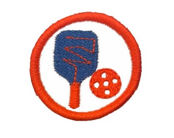 2" Pickleball Merit Badge, Patch! Any Color combo! Custom Made!