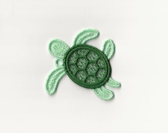 3" Sea Turtle Lace Charm / Ornament, Custom Color!