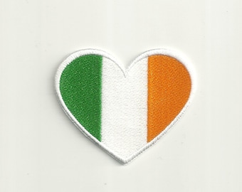 Irish Heart Flag Patch! Custom Made!