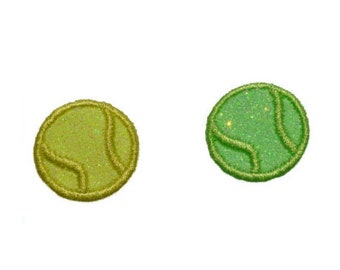1" Glitter Tennis Ball Patch! NO MESS!! PN16