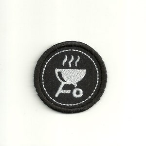 2&quot; Grilling Merit Badge, Patch! Any Color combo! Custom Made!
