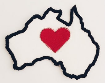 I heart Australia Patch, custom made!