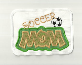 Soccer Mom Patch, Any Color Combo! Custom Made!