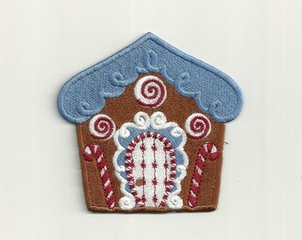 Gingerbread House Patch, Custom Made!