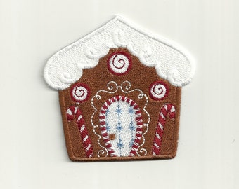 Gingerbread House Patch, 1 Custom Made!