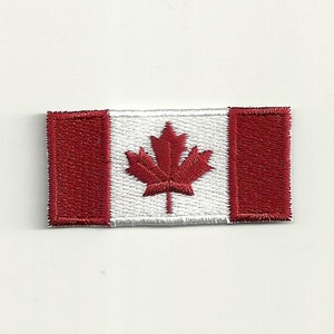 Tiny Canadian Flag Patch! Custom Made! F26