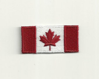 Tiny Canadian Flag Patch! Custom Made! F26