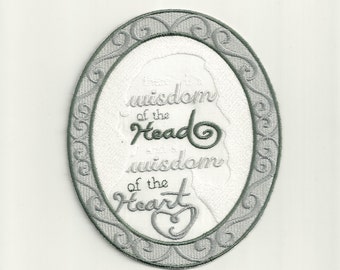 Charles Dickens Quote, Cameo Patch! Any Color Custom Made!