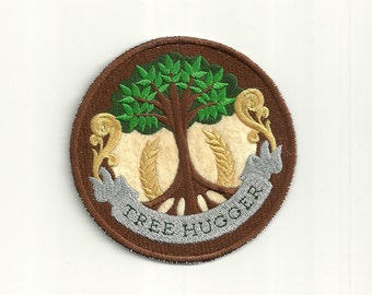 Tree Hugger Merit Badge, Patch! Custom Made!