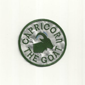 Capricorn the Goat, Zodiac Patch! Custom Made! AP144