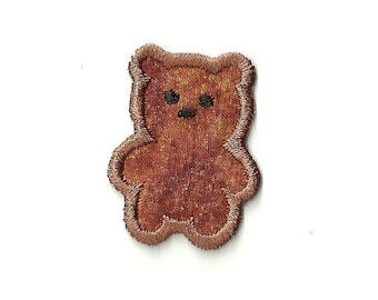Tiny Teddy Bear Patch! Custom Made! AP141