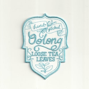 Oolong Tea Cafe Patch! Custom Made!  AP56