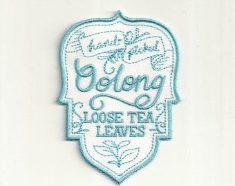 Oolong Tea Cafe Patch! Custom Made!  AP56
