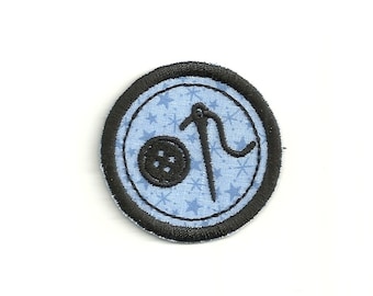 2" Sewing Merit Badge, Patch! Custom Made!