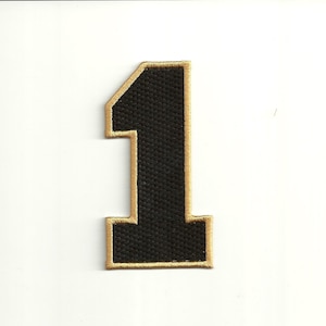 7&quot; Varsity Number Patch, any color combo, Large Custom Made!