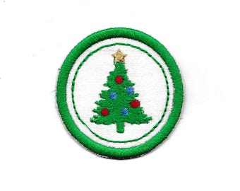 2" Tree Trimming Merit Badge, Patch! Any Color combo! Custom Made!