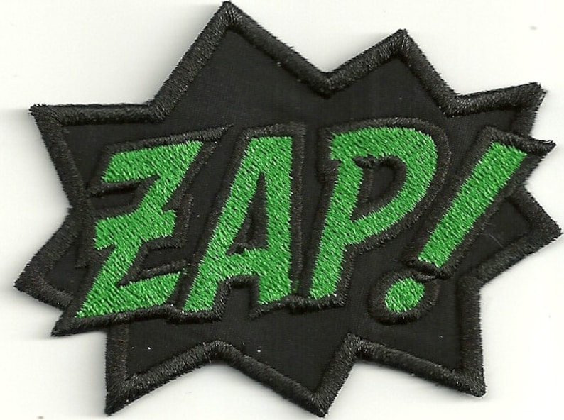 ZAP Patch Custom Made! Super Hero Any Color Combo Appliques & Patches
