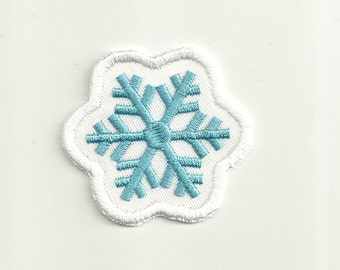 2" Snowflake Patch! Custom Made! AP112