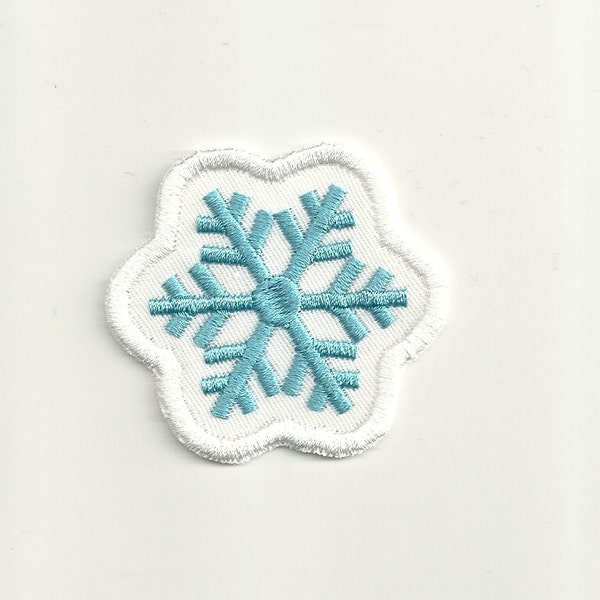 2" Snowflake Patch! Custom Made! AP112