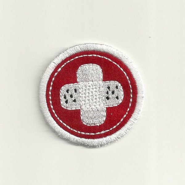 2" First Aid Merit Badge, Patch! Custom Made!