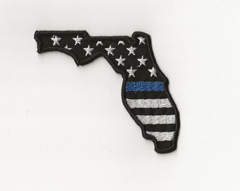 Florida First Responder State Flag Patch! Custom Made!