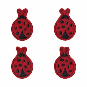 Ladybug Felties! Custom Color, Set of 4!