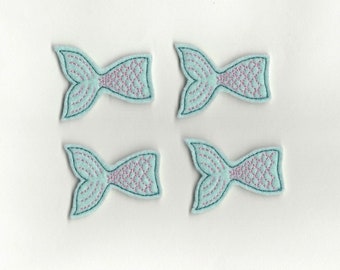 Mermaid Tail Felties! Custom Color, Set of 4!