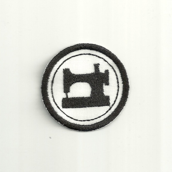 2" Machine Sewing Merit Badge, Patch! Any Color combo! Custom Made!