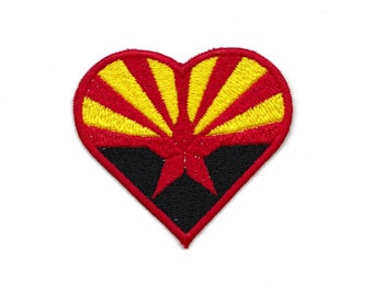 Arizona Heart State Flag Patch Custom Made!
