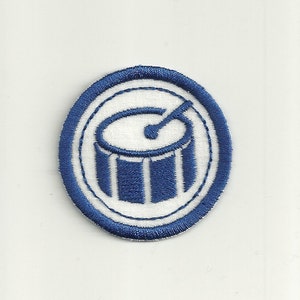 2&quot; Drummer Merit Badge! Any Color Combo! Custom Made!