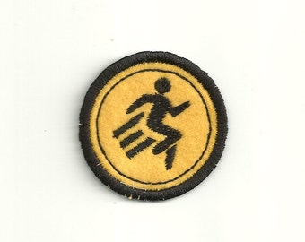 2" Running Merit Badge, Patch! Any Color combo! Custom Made!