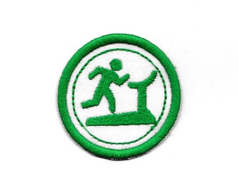 2" Treadmill Merit Badge, Patch! Any Color combo! Custom Made!