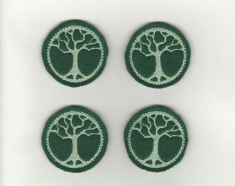 Tree of Life Felties! Custom Color, Set of 4!