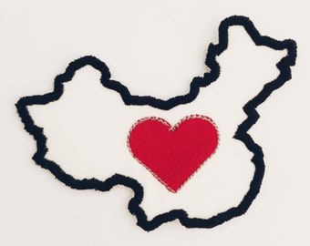 I Heart China Patch, custom made!