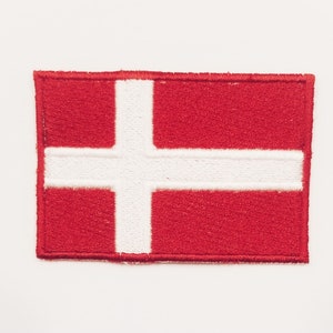 Flag of Denmark Patch! Custom Made!