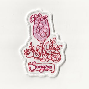 10 cm Sangria-dryckmärke! Specialtillverkat!