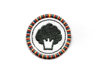 2" Vege Eater Merit Badge, Patch! Any Color combo! Custom Made!