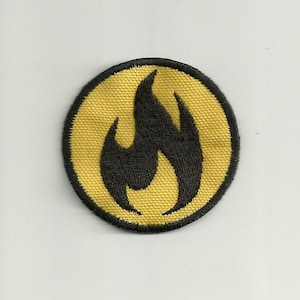Piccolo, fire sign patch! Su misura!
