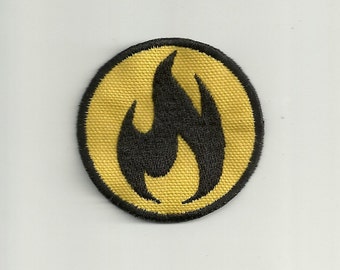 Small, Fire Sign Patch! Custom Made!