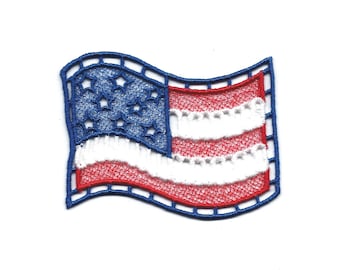 4" American Flag Lace!