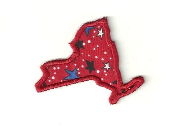 Tiny, New York State Patch! Any Color! Custom Made!